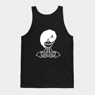 Female Skull and Sunglasses Tank Top